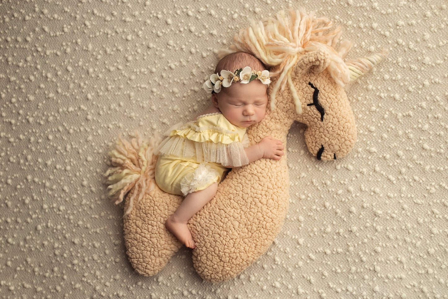 Posing toy for newborn photo shoots.The shade of the mane and tail may vary,Newborn Photography Props,Newborn Photo PropsNewborn girl outfit