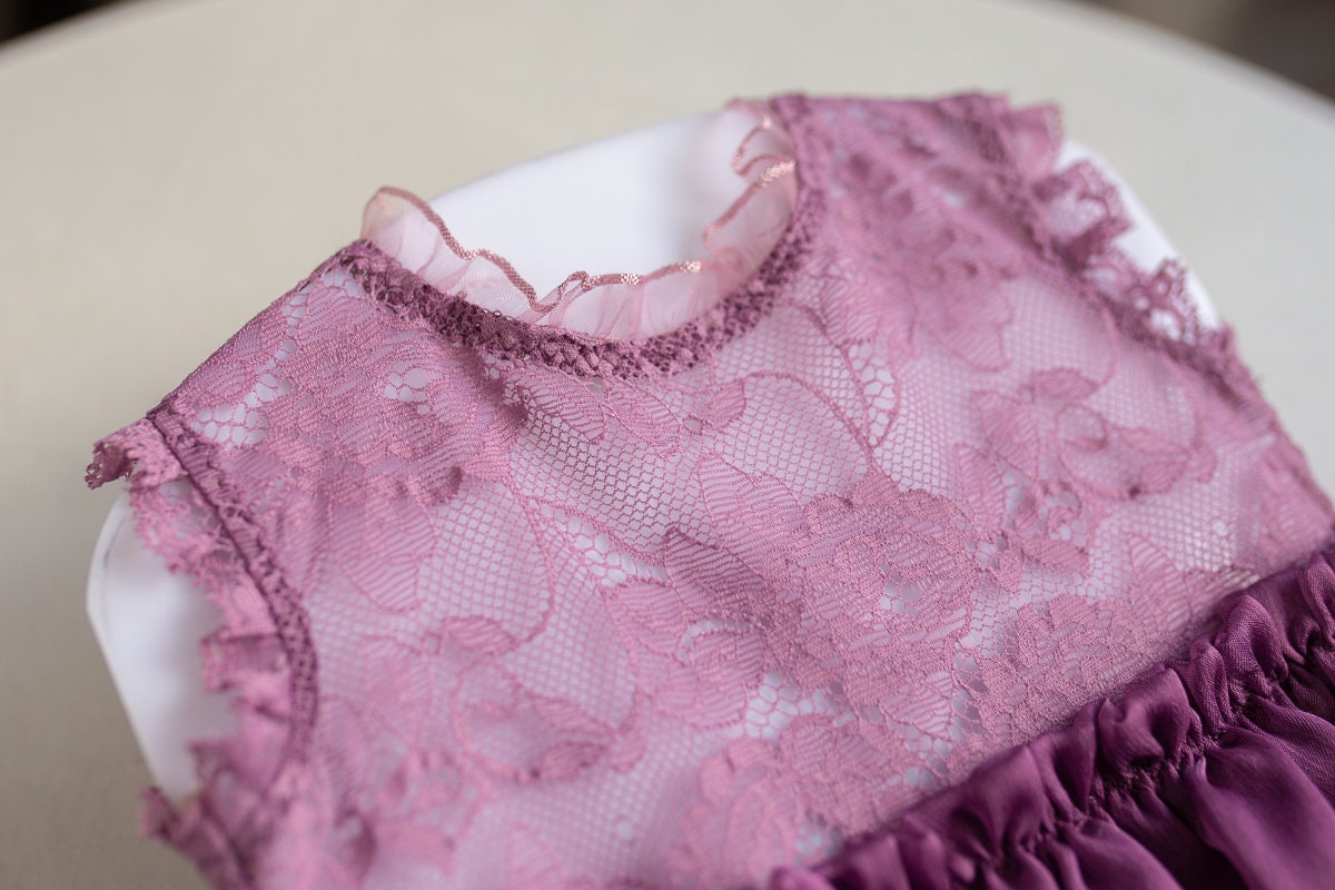 Newborn romper Newborn Baby Girl Elegant Lace Trim & Headband,Newborn Photography Props,Newborn Photo Props,Newborn baby gift,Pregnancy gift