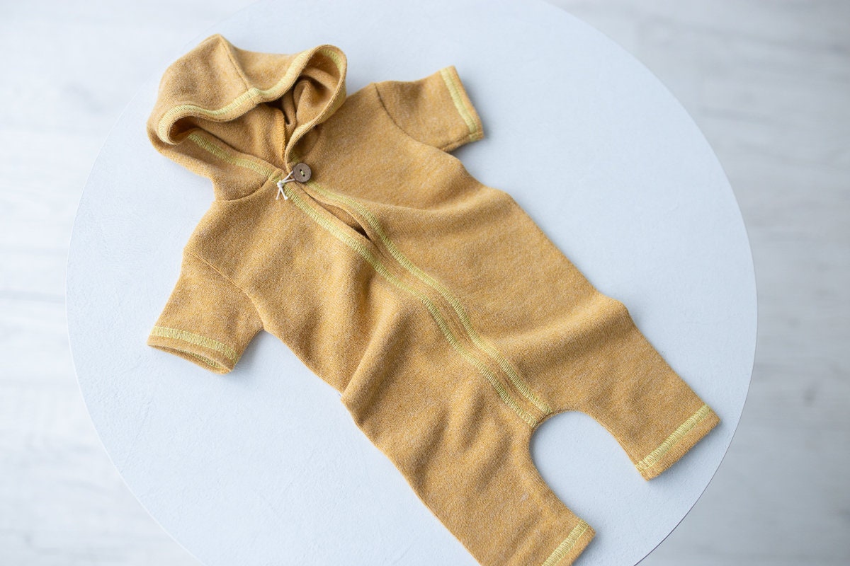Newborn boy photo outfit,Newborn Outfit Photo Props,Romper with hood,Newborn Photography props,Newborn Photo Props,Newborn Outfit Boy, RTS!
