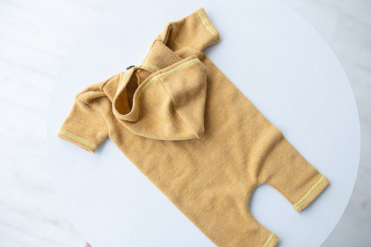 Newborn boy photo outfit,Newborn Outfit Photo Props,Romper with hood,Newborn Photography props,Newborn Photo Props,Newborn Outfit Boy, RTS!