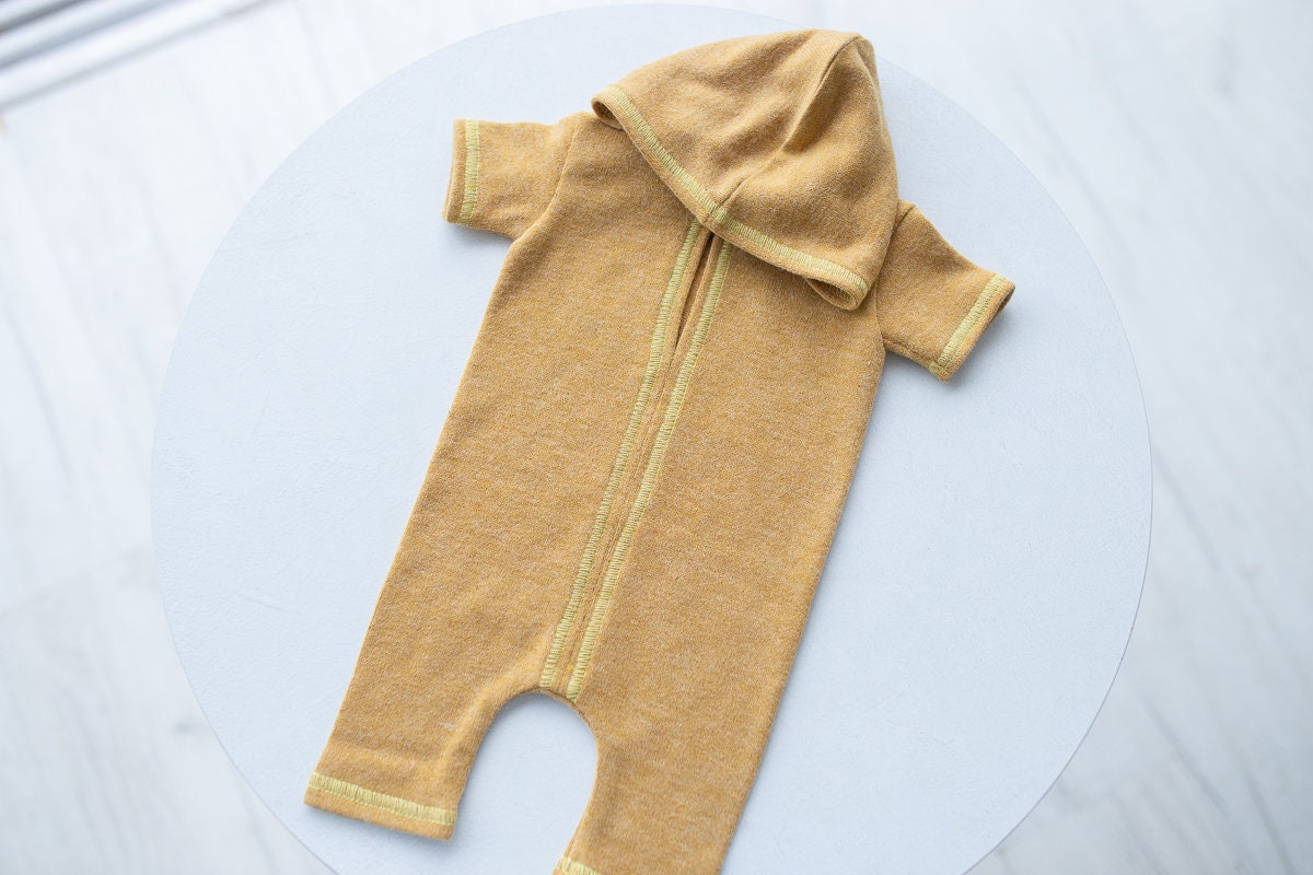 Newborn boy photo outfit,Newborn Outfit Photo Props,Romper with hood,Newborn Photography props,Newborn Photo Props,Newborn Outfit Boy, RTS!