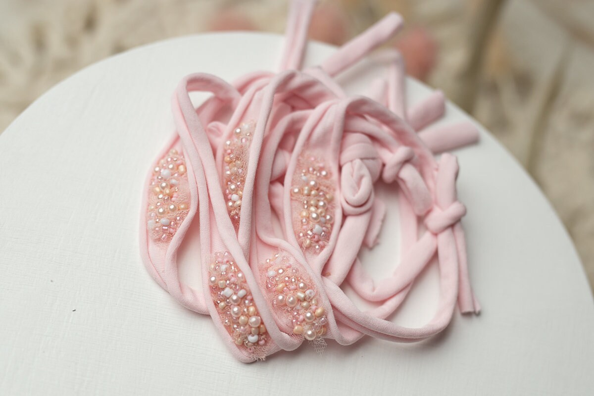 Newborn Headband Girl,Newborn Headband for Photography,Newborn Tieback, Newborn girl headband,Newborn photography props,Newborn photo props