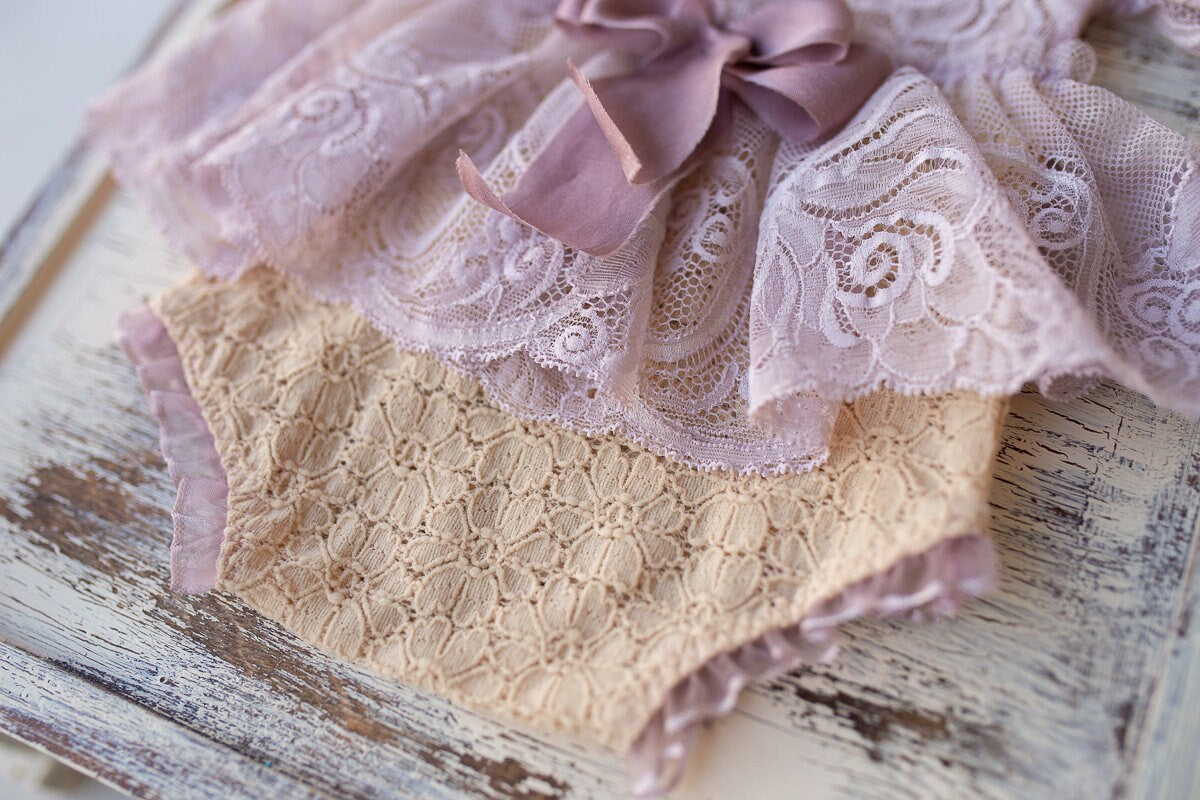 Photo outfit Baby Girl lace romper, Newborn Girl Outfit, Newborn Lace Romper, Newborn Outfit, Newborn Photography Props, Newborn Photo Props
