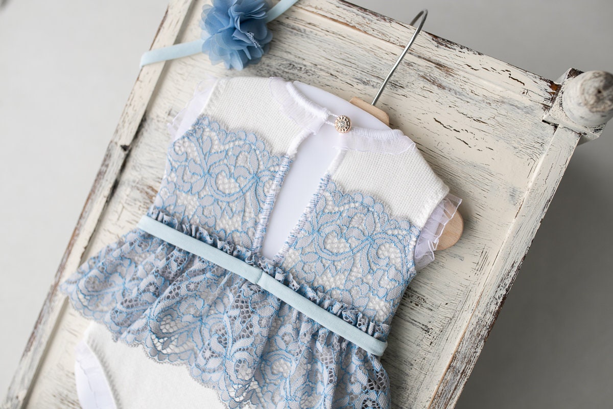 Outfit romper newborn girl & headband,Newborn Girl Outfit,Newborn Photography Props,Newborn baby gift,Pregnancy gift,Newborn Photo Prop