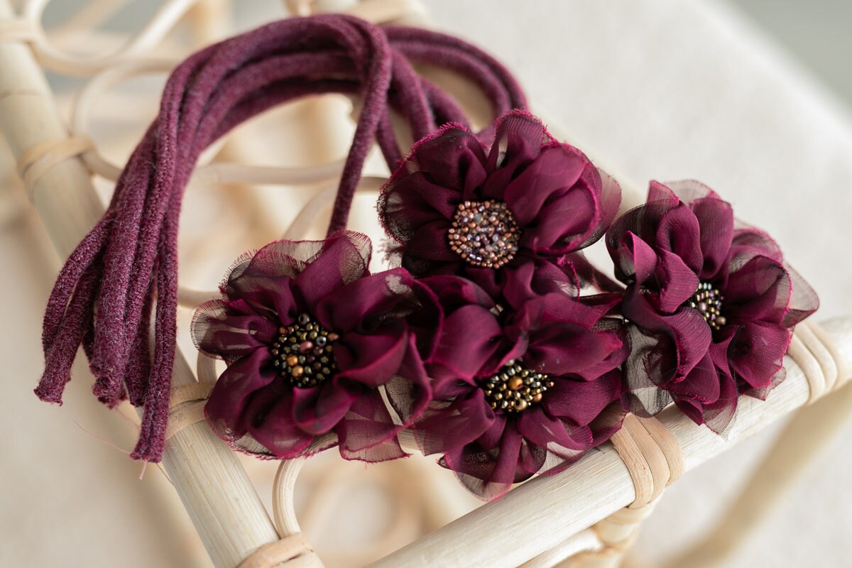 Newborn Headband Girl,Newborn Headband for Photography,Newborn Tieback, Newborn girl headband,Newborn photography props,Newborn photo props