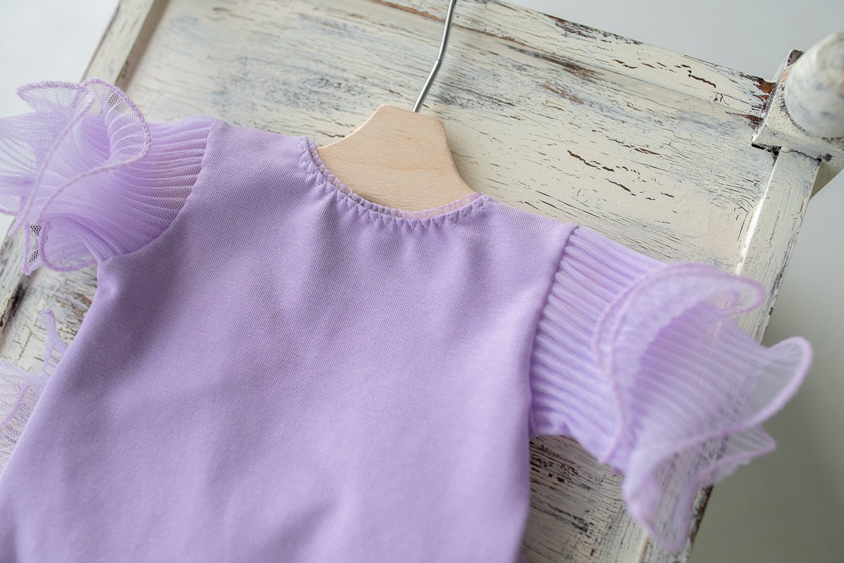 Newborn girl romper with elegant lace trim & headband,Newborn Romper,Newborn photography prop,Newborn photo outfit girl,Pregnancy gift