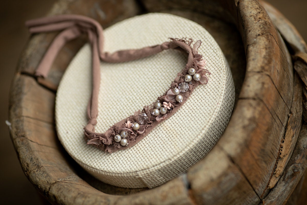 Newborn Headband Girl,Newborn Headband for Photography,Newborn Tieback, Newborn girl headband,Newborn photography props,Newborn photo props