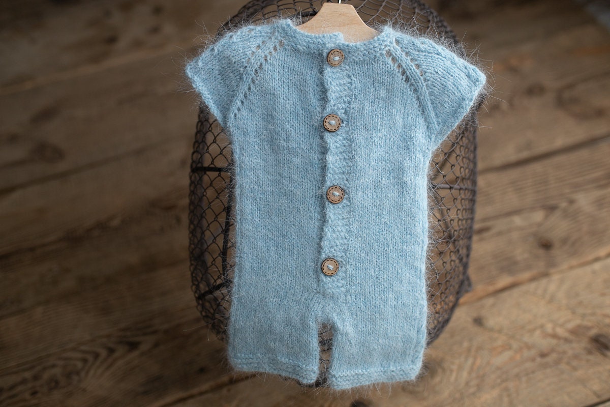 Knitted romper and bonnet,Newborn knitted Set,Newborn photography outfit,Сable knit romper,Pregnancy gift,newborn knit outfit,newborn props