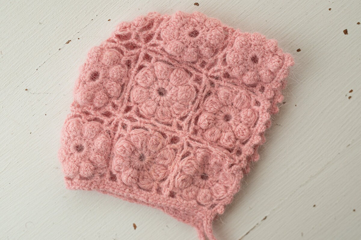 Newborn Knit Bonnet,Newborn Knit Sleep Hat,Newborn Hat,Newborn outfit,Newborn cap,Newborn photography,Newborn Knitted Sleeper Hat