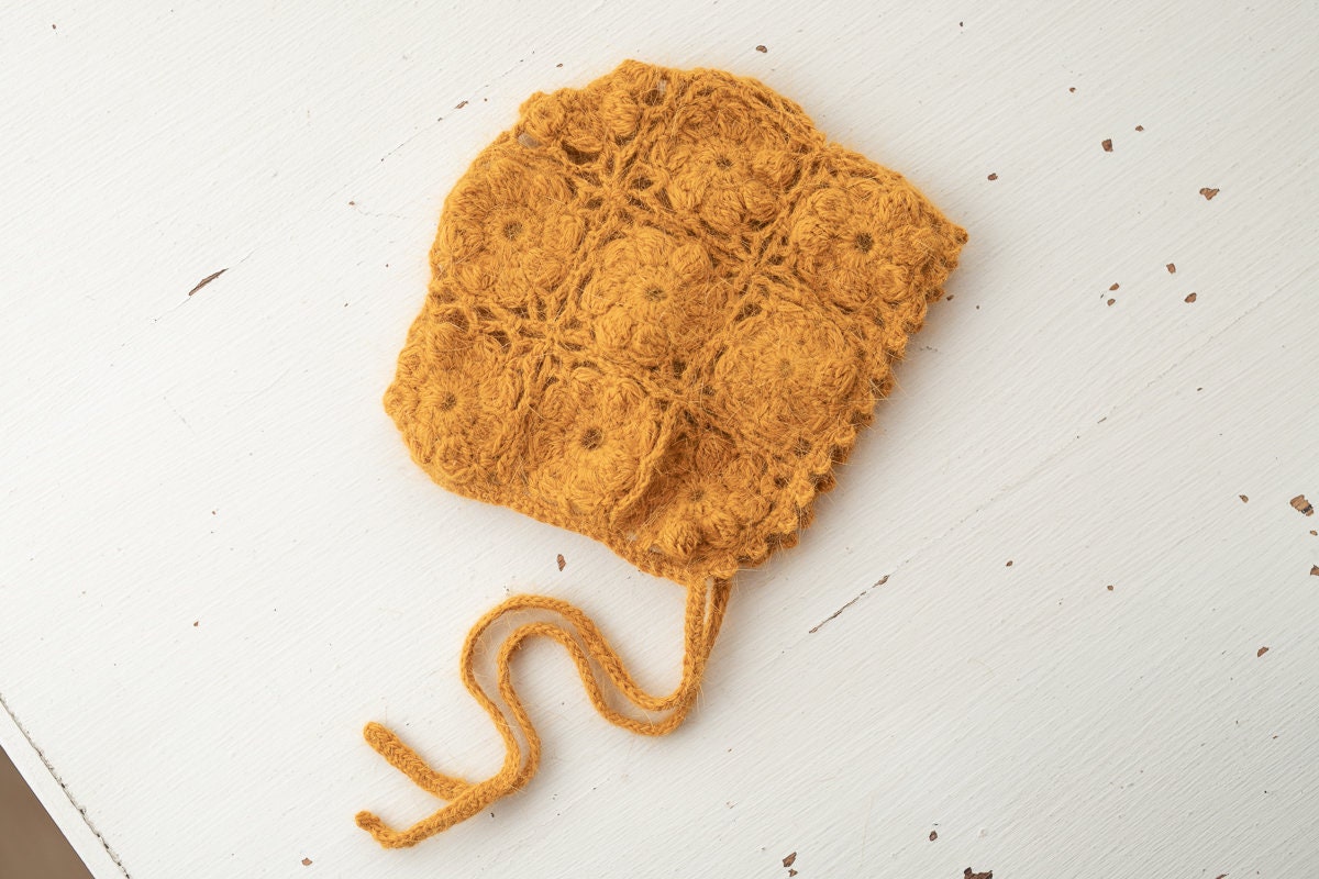 Newborn Knit Bonnet,Newborn Knit Sleep Hat,Newborn Hat,Newborn outfit,Newborn cap,Newborn photography,Newborn Knitted Sleeper Hat