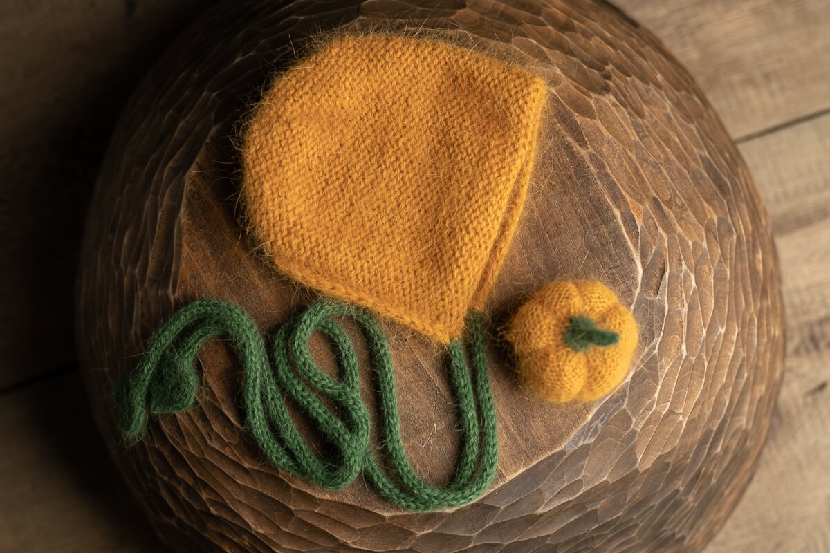 Newborn Halloween Outfit, Newborn Wizard Hat, Newborn Halloween Hat, Newborn Knit Photo Prop, Newborn Photography Prop,Newborn Knitted prop