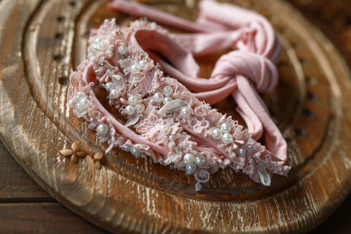 Newborn Headband Girl,Newborn Headband for Photography,Newborn Tieback, Newborn girl headband,Newborn photography props,Newborn photo props