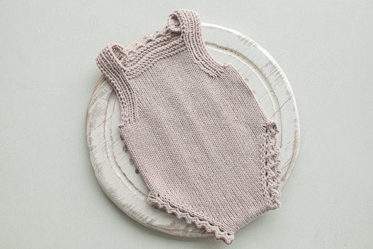 Knitted romper & bonnet,Newborn Photography Prop Set,Newborn photography outfit,Newborn girl photoshoot outfit,Pregnancy gift,Newborn props