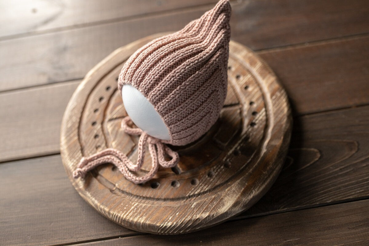 Knitted romper and bonnet,Newborn knitted Set,Newborn photography outfit,Сable knit romper,Pregnancy gift,newborn knit outfit,newborn props