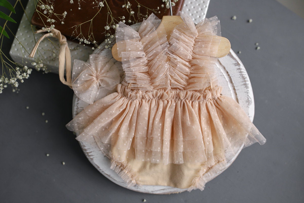 Newborn photo outfit girl,Newborn romper & Headband newborn girls,Newborn Outfit,Newborn Photography Props,Newborn Photo Prop,Pregnancy gift