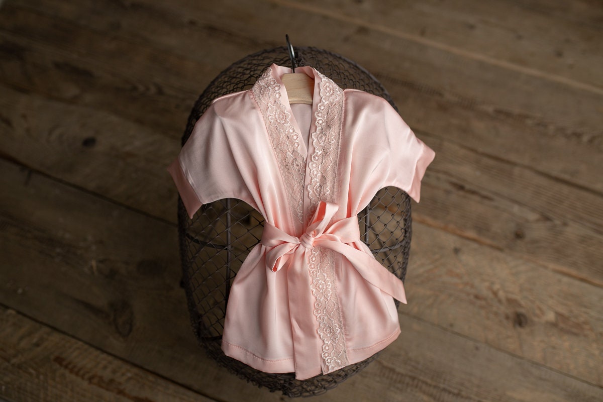 Baby girl outfit,evening robe & blindfold,Photo prop Newborn,Newborn photo prop,Newborn Outfit,Newborn photo outfit girl,Newborn prop outfit