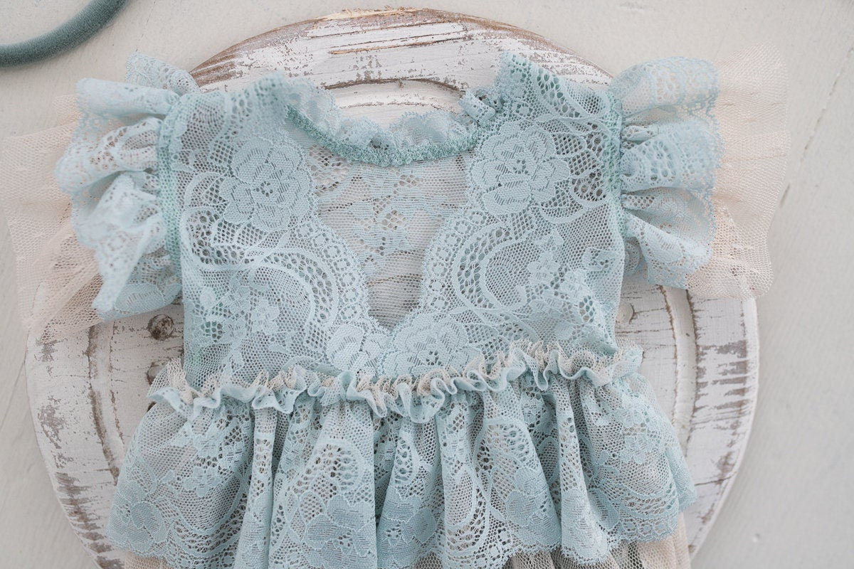 Outfit romper newborn girl & headband,Newborn Girl Outfit,Newborn Photography Props,Newborn baby gift,Pregnancy gift,Newborn Photo Prop