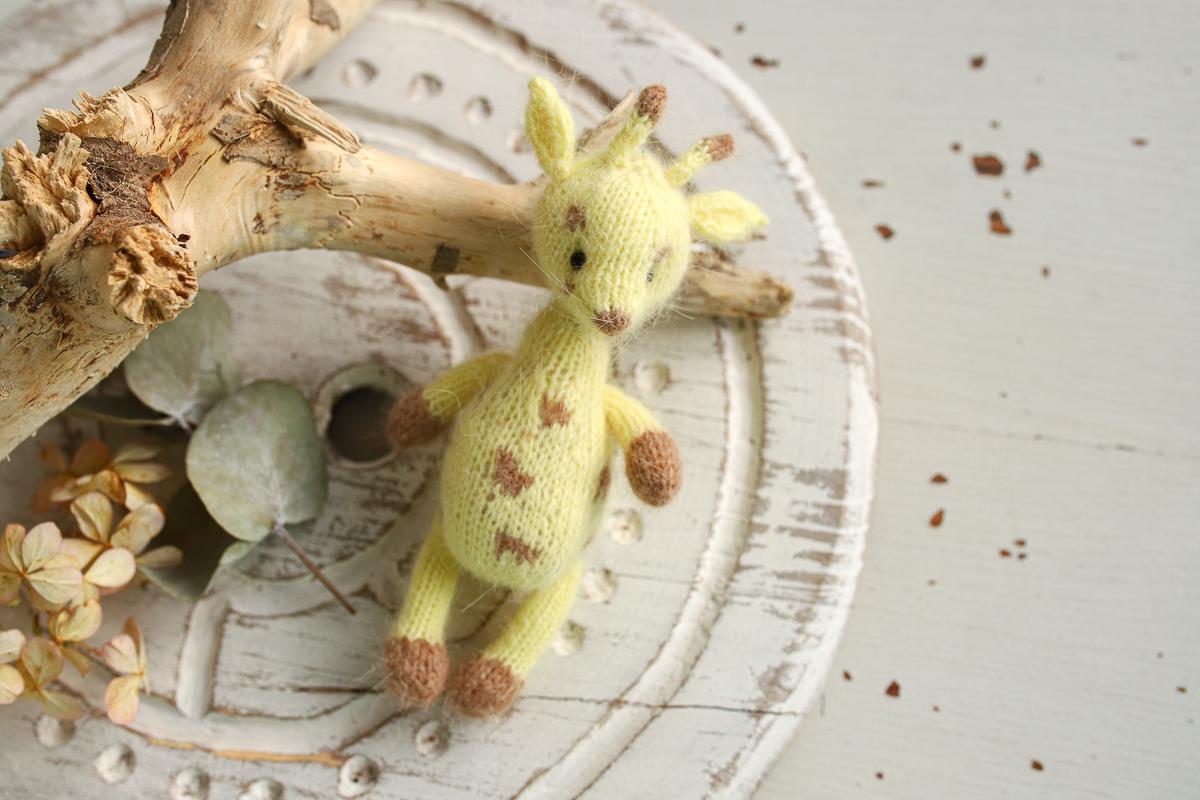 Newborn Knitted Giraffe Photography Props,Newborn Giraffe Hat,Newborn Knit Giraffe Toy,Baby Giraffe Crochet Toy,Newborn Photography Prop