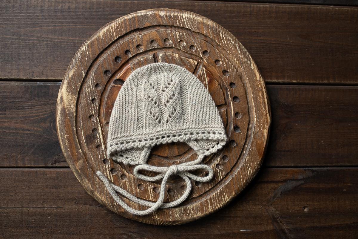 Knitted romper & bonnet,Newborn Photography Prop Set,Newborn photography outfit,Newborn girl photoshoot outfit,Pregnancy gift,Newborn props