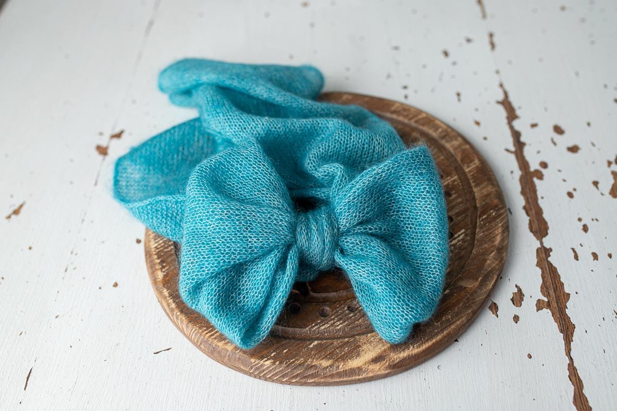 Knitted Mohair Wrap for Newborn Photography,Newborn Knitted Wrap,Newborn Photography,Photo Prop,Newborn photo prop