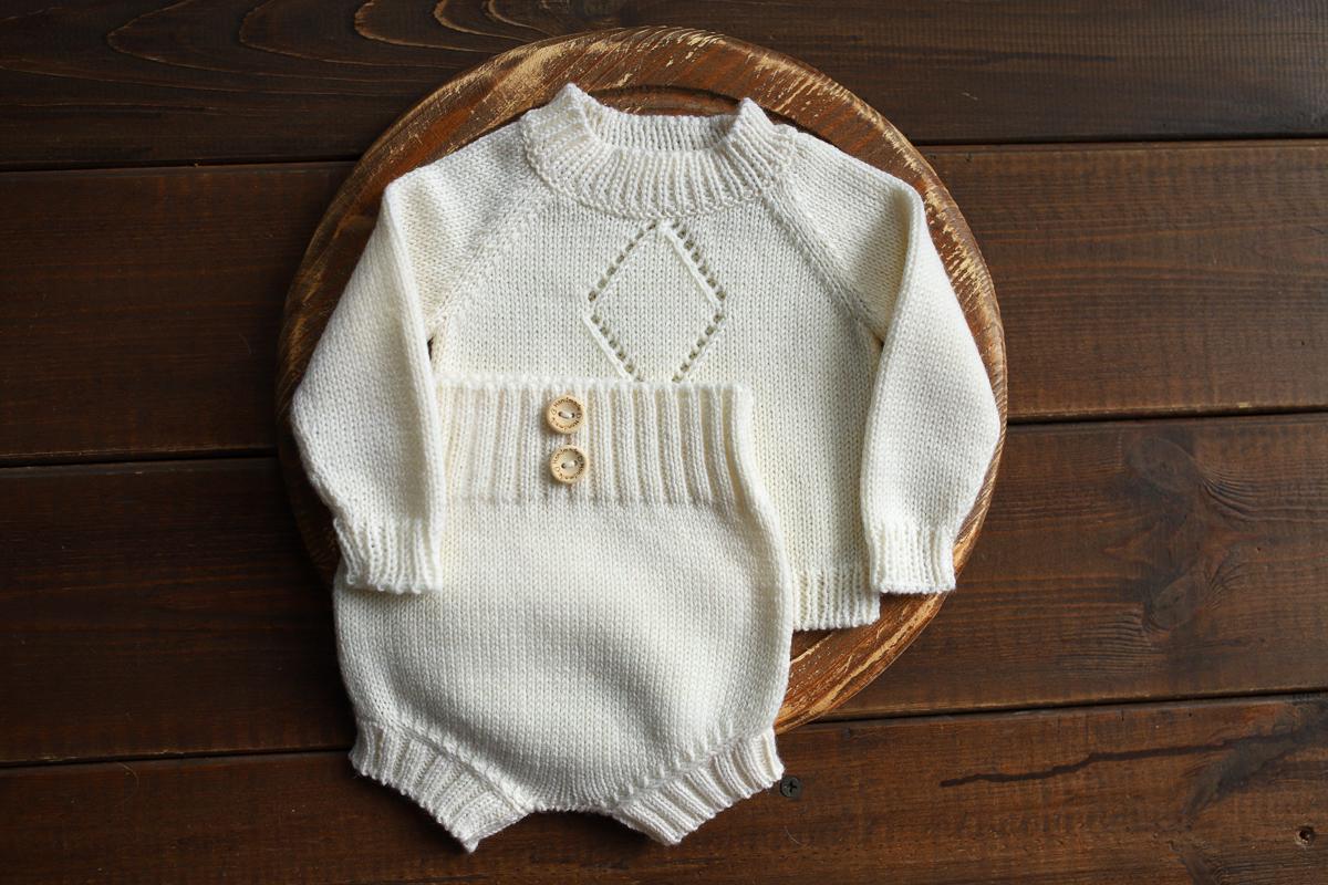 Newborn Knit romper,Newborn Knited set,Newborn socks,Newborn outfit,Newborn photography,Pregnancy gift,Knitted newborn photo props