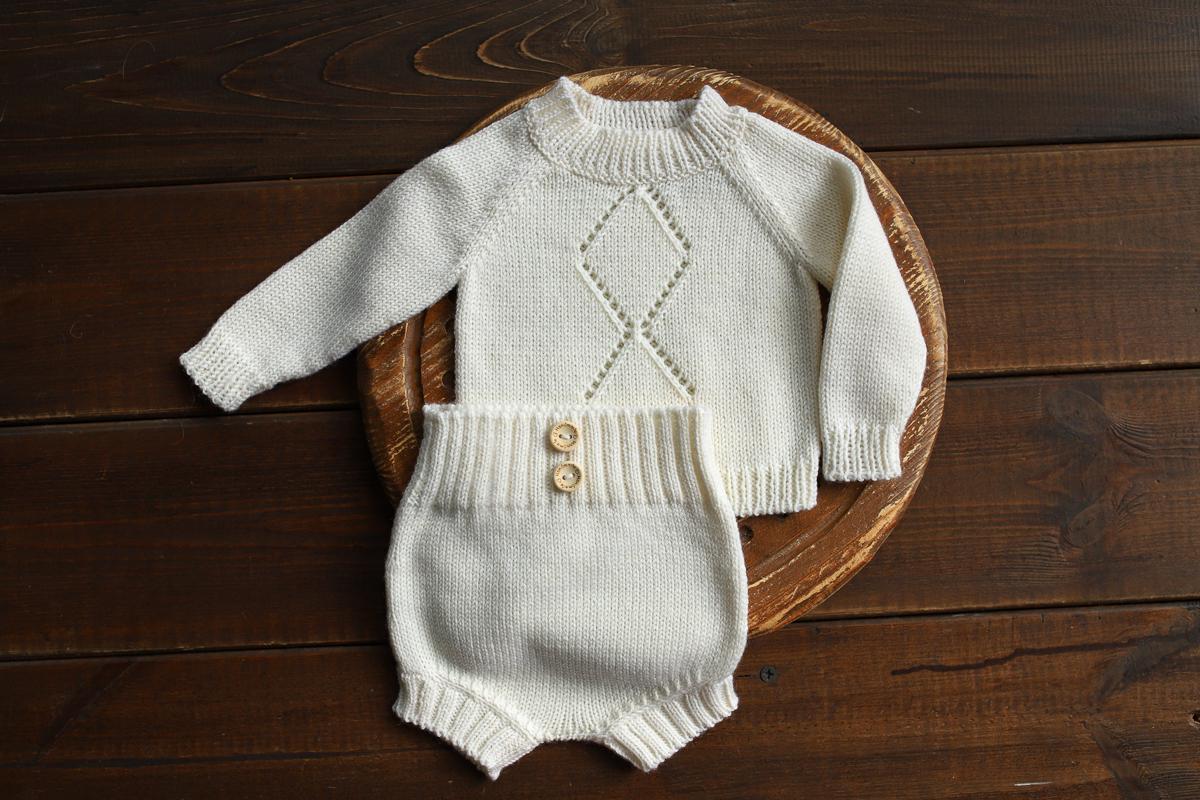 Newborn Knit romper,Newborn Knited set,Newborn socks,Newborn outfit,Newborn photography,Pregnancy gift,Knitted newborn photo props