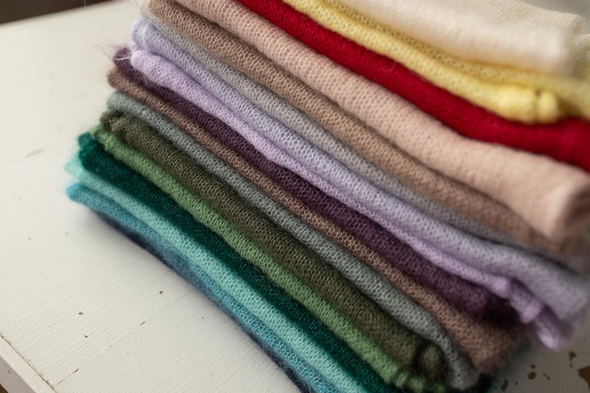 Knitted Mohair Wrap for Newborn Photography,Newborn Knitted Wrap,Newborn Photography,Photo Prop,Newborn photo prop
