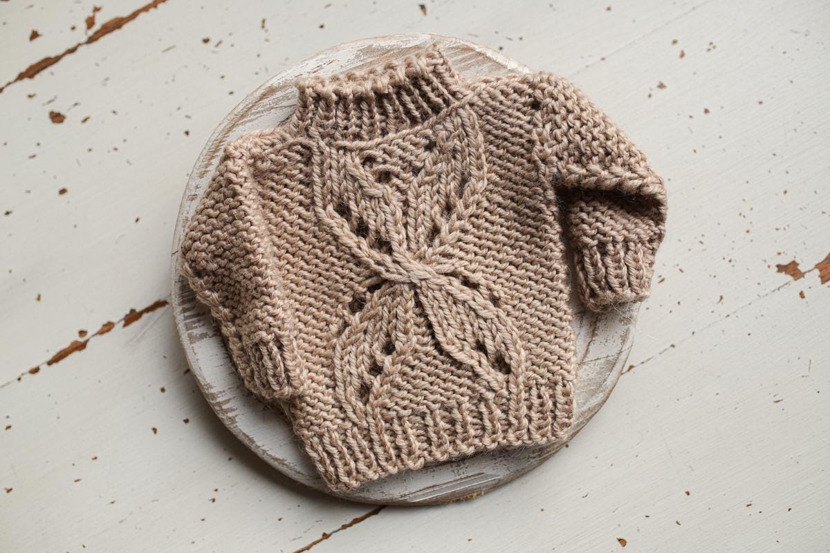Newborn Knited set, age 0 to 1 m,Newborn Coming Home Outfit Knitted Baby Chunky Sweater,Bloomers,Newborn outfit,Knitted newborn photo props