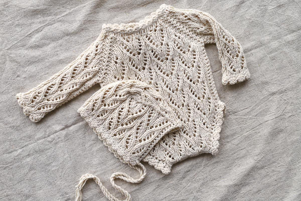Knitted romper and bonnet,Newborn knitted Set,Newborn photography outfit,Сable knit romper,Pregnancy gift,newborn knit outfit,newborn props