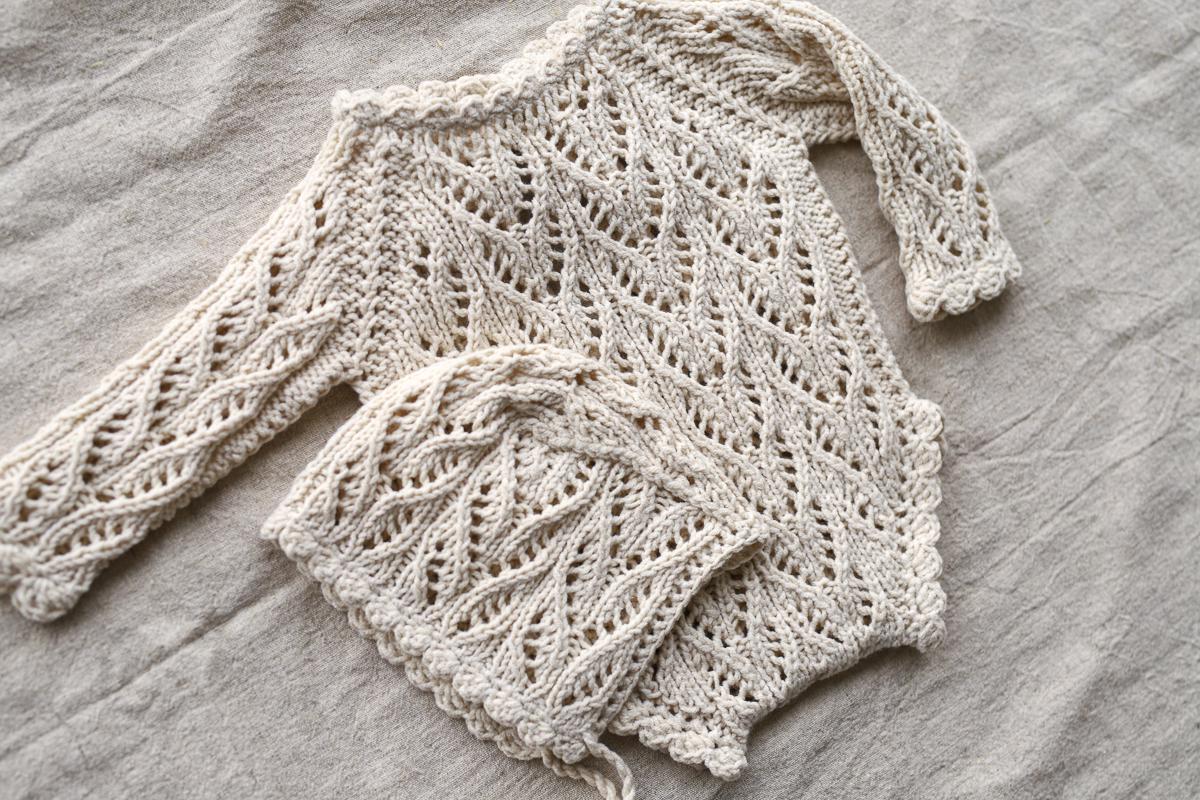 Knitted romper and bonnet,Newborn knitted Set,Newborn photography outfit,Сable knit romper,Pregnancy gift,newborn knit outfit,newborn props