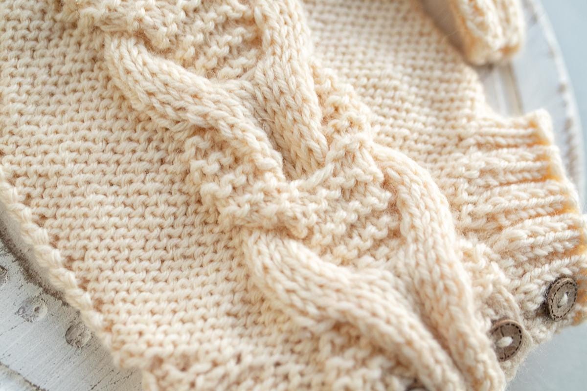 Newborn Knited set,Newborn Knit romper,Newborn Hat,Newborn outfit,Newborn cap,Newborn photography,Pregnancy gift,Knitted newborn photo props