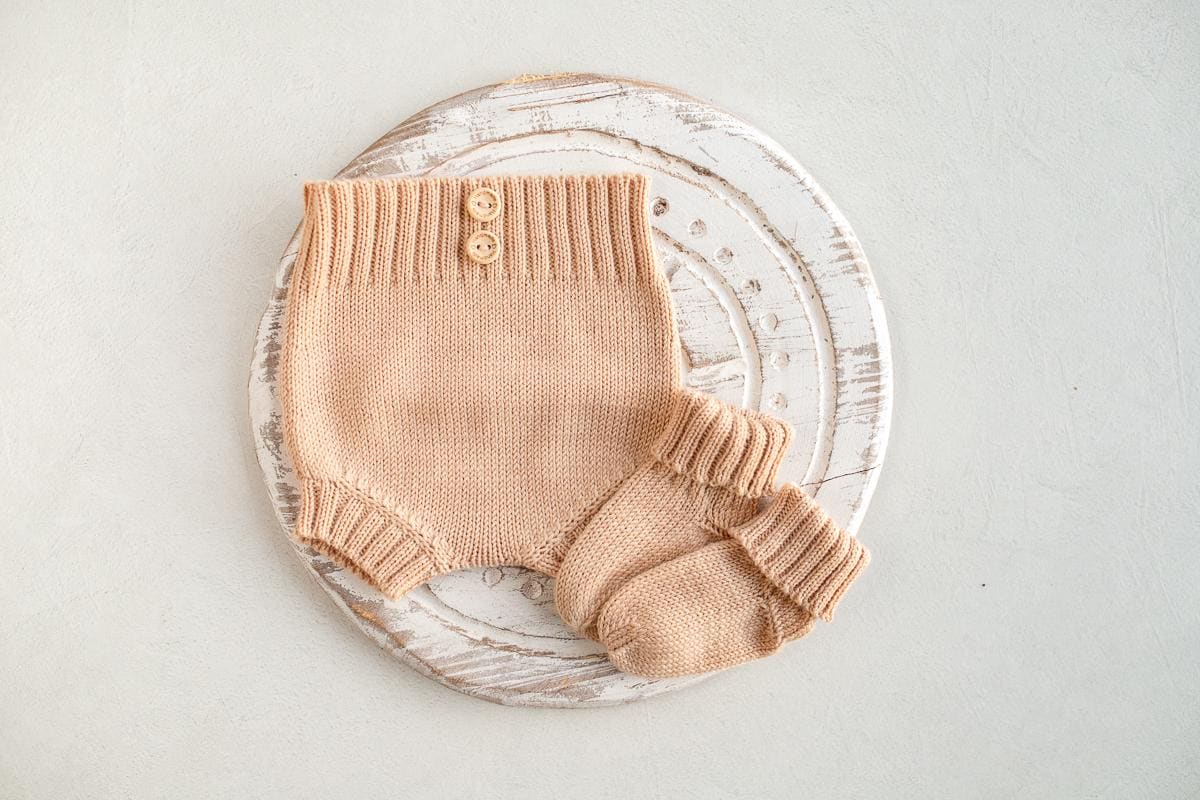 Newborn Knit romper,Newborn Knited set,Newborn socks,Newborn outfit,Newborn photography,Pregnancy gift,Knitted newborn photo props
