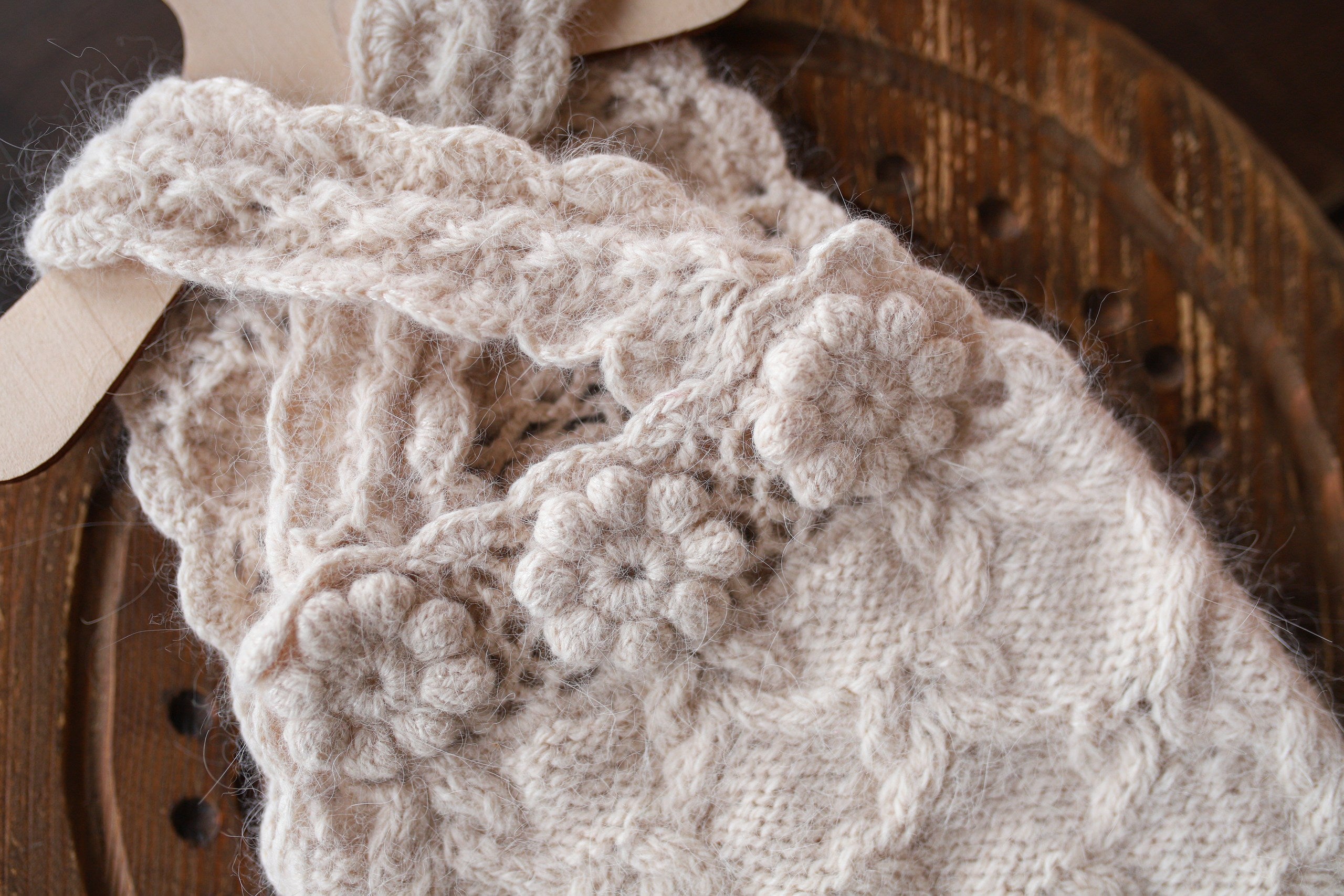 Knitted romper and bonnet,Newborn knitted Set,Newborn photography outfit,Сable knit romper,Pregnancy gift,newborn knit outfit,newborn props (Copy) (Copy)