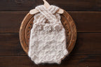Knitted romper and bonnet,Newborn knitted Set,Newborn photography outfit,Сable knit romper,Pregnancy gift,newborn knit outfit,newborn props (Copy) (Copy)