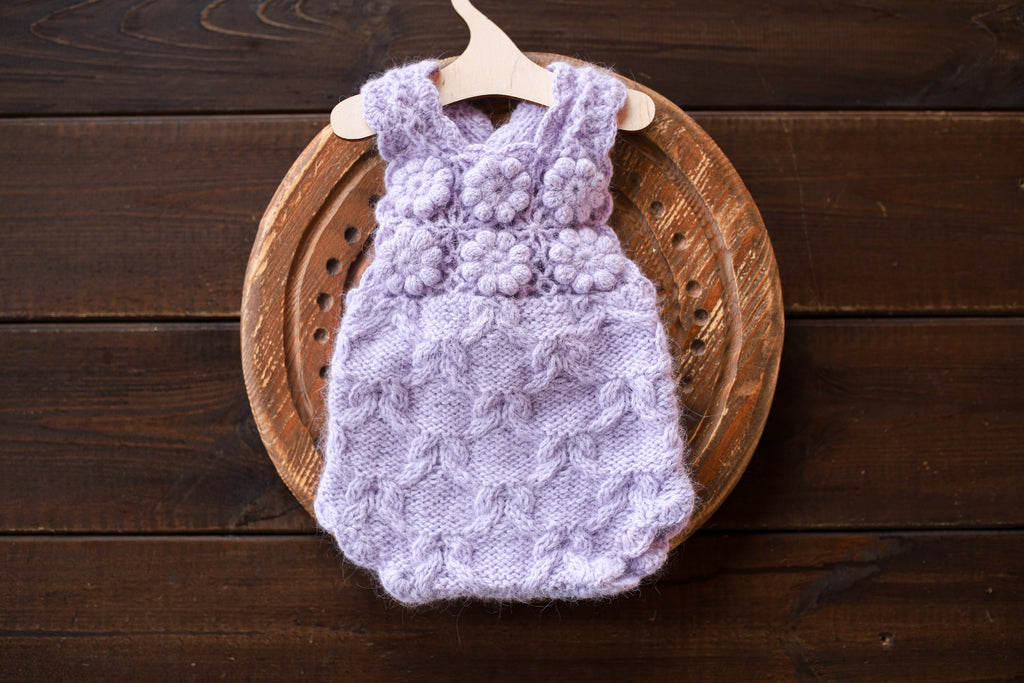 Knitted romper and bonnet,Newborn knitted Set,Newborn photography outfit,Сable knit romper,Pregnancy gift,newborn knit outfit,newborn props (Copy)