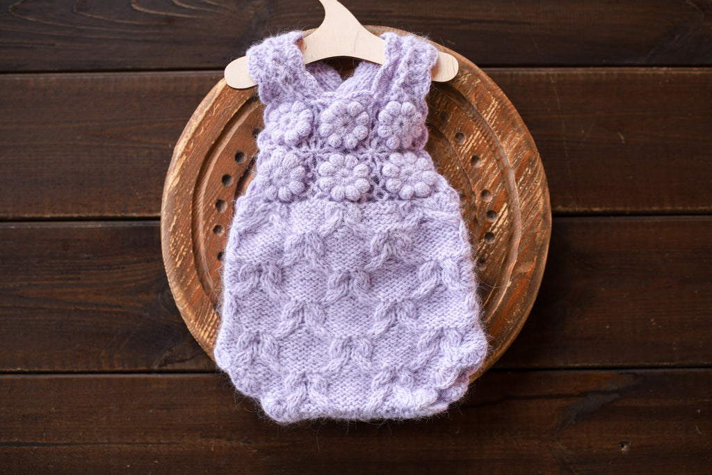 Knitted romper and bonnet,Newborn knitted Set,Newborn photography outfit,Сable knit romper,Pregnancy gift,newborn knit outfit,newborn props (Copy)