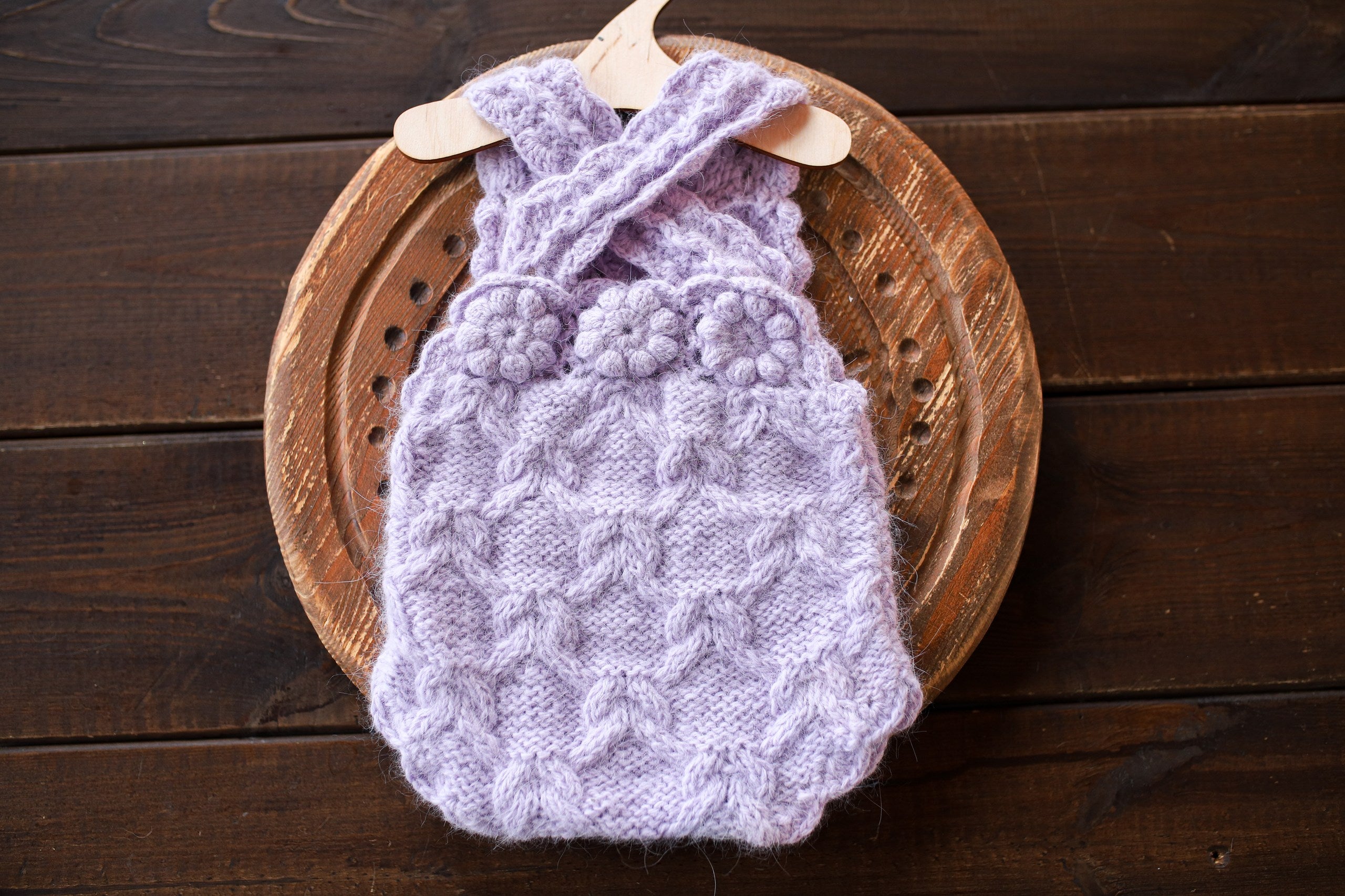 Knitted romper and bonnet,Newborn knitted Set,Newborn photography outfit,Сable knit romper,Pregnancy gift,newborn knit outfit,newborn props (Copy)