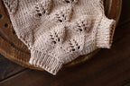 Knitted jumpsuit, bonnet for a newborn, merino wool clothing set, newborn photo shoot props, newborn photo shoot clothes, hospital discharge clothes. (Copy) (Copy) (Copy) (Copy)