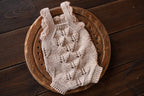 Knitted jumpsuit, bonnet for a newborn, merino wool clothing set, newborn photo shoot props, newborn photo shoot clothes, hospital discharge clothes. (Copy) (Copy) (Copy) (Copy)