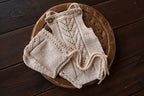 Knitted jumpsuit, bonnet and booties for a newborn, merino wool clothing set, newborn photo shoot props, newborn photo shoot clothes, hospital discharge clothes. (Copy) (Copy) (Copy) (Copy)