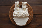 Newborn Baby Set: Romper and Cap, Gender Neutral Baby Outfit, Wool Blend Romper, Newborn Photo Shoot Outfit, Newborn Photo Prop Set, Baby Shower Gift (Copy) (Copy)