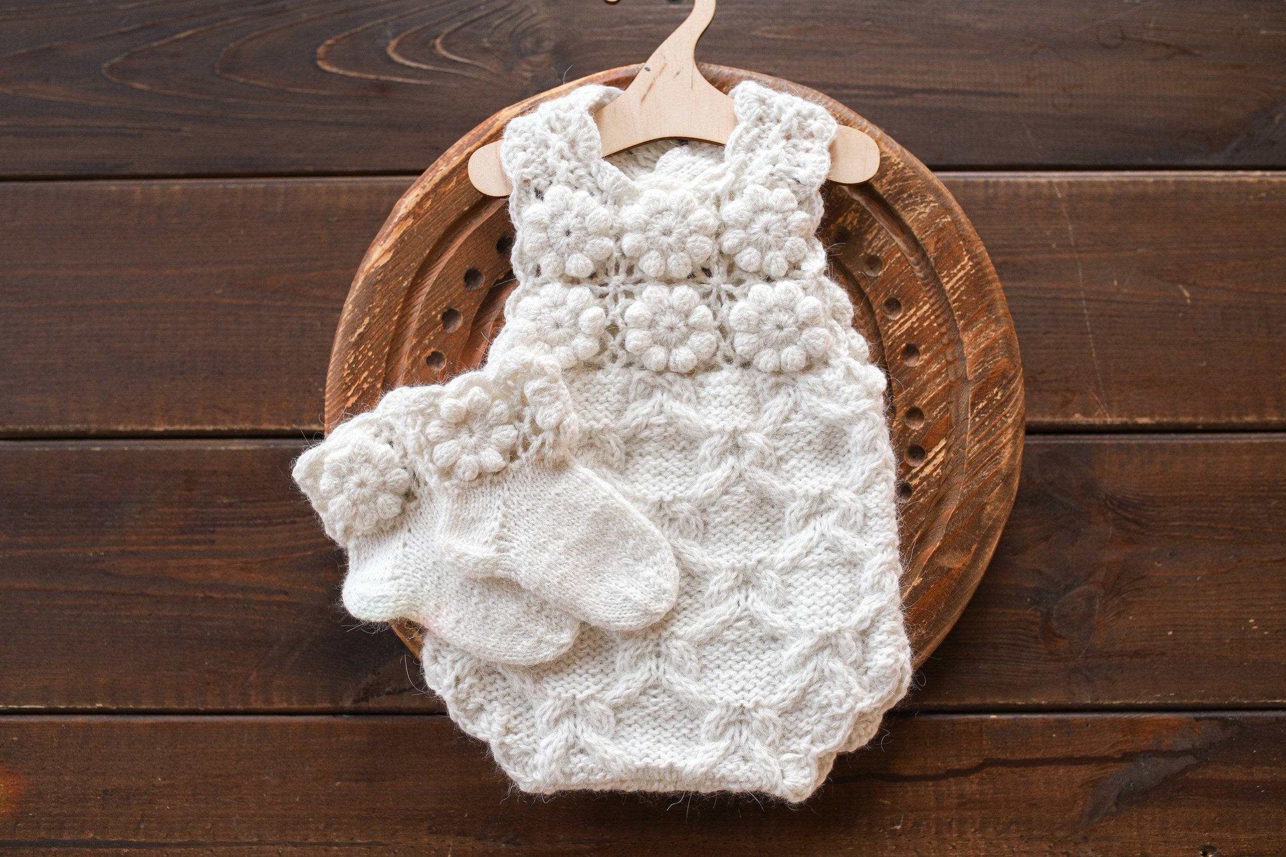 Knitted romper and bonnet,Newborn knitted Set,Newborn photography outfit,Сable knit romper,Pregnancy gift,newborn knit outfit,newborn props (Copy) (Copy)