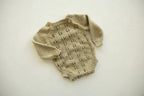 Knitted jumpsuit, bonnet and booties for a newborn, merino wool clothing set, newborn photo shoot props, newborn photo shoot clothes, hospital discharge clothes. (Copy) (Copy) (Copy) (Copy)