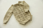Knitted jumpsuit, bonnet and booties for a newborn, merino wool clothing set, newborn photo shoot props, newborn photo shoot clothes, hospital discharge clothes. (Copy) (Copy) (Copy) (Copy)