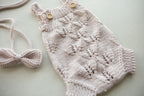 Knitted jumpsuit, bonnet and booties for a newborn, merino wool clothing set, newborn photo shoot props, newborn photo shoot clothes, hospital discharge clothes. (Copy) (Copy) (Copy) (Copy)