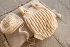 Newborn Baby Set: Romper and Cap, Gender Neutral Baby Outfit, Wool Blend Romper, Newborn Photo Shoot Outfit, Newborn Photo Prop Set, Baby Shower Gift (Copy) (Copy) (Copy)