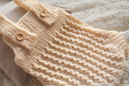 Newborn Baby Set: Romper and Cap, Gender Neutral Baby Outfit, Wool Blend Romper, Newborn Photo Shoot Outfit, Newborn Photo Prop Set, Baby Shower Gift (Copy) (Copy)