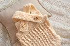 Newborn Baby Set: Romper and Cap, Gender Neutral Baby Outfit, Wool Blend Romper, Newborn Photo Shoot Outfit, Newborn Photo Prop Set, Baby Shower Gift (Copy) (Copy)