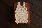 Oatmeal Leaf Lace Knit Newborn Romper | Newborn Photo Prop
