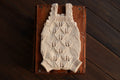 Oatmeal Leaf Lace Knit Newborn Romper | Newborn Photo Prop